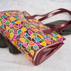 PAOLO PERUZZI Dámska kabelka Ručne maľovaná koža Farba IN-54-MC