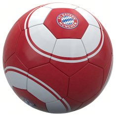 FAN SHOP SLOVAKIA Futbalová lopta FC Bayern Mníchov. Červeno-biely. Znak klubu. Veľ. 5