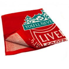 FAN SHOP SLOVAKIA Osuška Liverpool FC, dizajn YNWA, červená, 140x70 cm