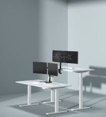 CZC.Office Curve One Dual, držiak na dva monitory, 17"-32"