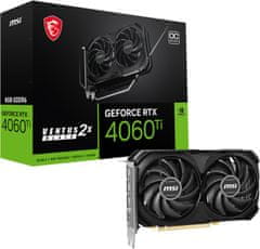 MSI GeForce RTX 4060 Ti VENTUS 2X BLACK 8G OC, 8GB GDDR6