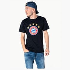 FAN SHOP SLOVAKIA Pánske Tričko FC Bayern Mníchov. Čierne. 100% bavlna | L