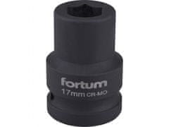 Fortum Hlavica nástrčná rázová 3/4", 17mm, L 52mm