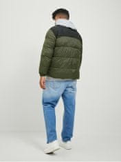 Jack&Jones Plus Pánska bunda JJETOBY 12236356 Rosin (Veľkosť 3XL)