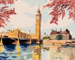 ZUTY Maľovanie podľa čísel - BIG BEN NA JESEŇ NO 80x100 cm