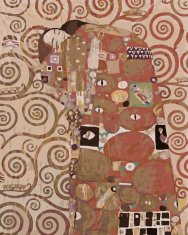 ZUTY Maľovanie podľa čísel - OBJATIE (G. KLIMT) NO 80x100 cm