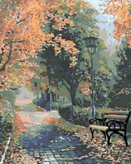 ZUTY Maľovanie podľa čísel - PARK V NOVEMBRI 40x50 cm NO