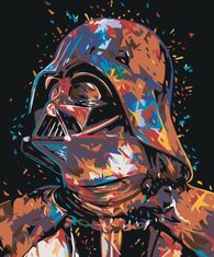 ZUTY Maľovanie podľa čísel - ABSTRAKTNÝ DARTH VADER NO 80x100 cm