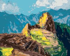 ZUTY Maľovanie podľa čísel - MACHU-PICCHU V PERU 40x50 cm NO