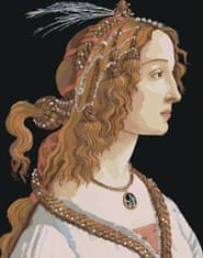 ZUTY Maľovanie podľa čísel - PORTRÉT DÁMY (SANDRO BOTTICELLI) NO 80x100 cm