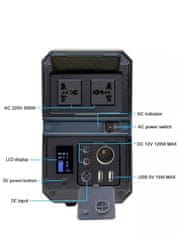 Secutek Outdoor set akumulátoru a solárneho panelu 500/100W