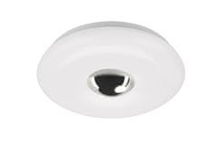 BRILONER BRILONER LED stropné svietidlo, priemer. 29 cm, 12 W, 1200 lm, biele-chróm BRI 2300-018