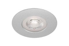 BRILONER BRILONER LED vstavané svietidlo, priemer. 9 cm, 4,9 W, matný chróm IP44 BRI 7047-014