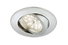 BRILONER BRILONER LED vstavané svietidlo, priemer. 8,2 cm, 5 W, hliník BRI 7209-019