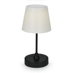 BRILONER BRILONER LED vonkajšia stolná lampa s dotykovým vypínačom, pr.30 cm, LED modul, 3 W, 340 Lm, čierna IP44 BRILO 7032-415