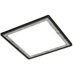 BRILONER BRILONER Ultraplochý LED panel s priamym a nepriamym osvetlením, 42 cm, LED, 18 W, 2400 lm, čierna-strieborná BRILO 7457-414