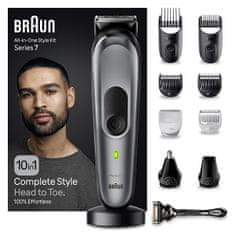 BRAUN Multifunkčný zastrihávač MGK 7420 Grey