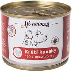 All Animals konz. pre psov morčacie kúsky 200g