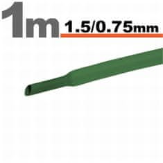 Solex Trubička zmršťovacia 1,5mm/0,75mm DRS1,5-0,75/GR