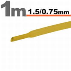 Solex Trubička zmršťovacia 1,5mm/0,75mm DRS1,5-0,75/YE
