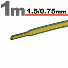 Solex Trubička zmršťovacia 1,5mm/0,75mm DRS1,5-0,75/YEGR