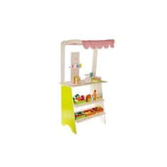 Solex Sada detský stolík predajňa drevený STAND GUF-3593