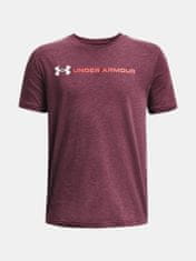 Under Armour Tričko UA B LOGO WORDMARK SS-RED M