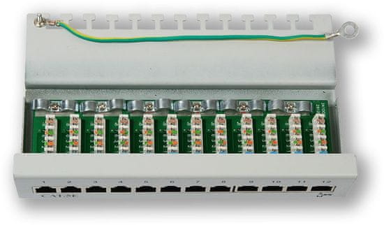 LAN-TEC PP-026 12P/C5E/S - 12 portov, C5E, tienený