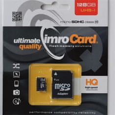 Solex Karta micro SD+adaptér 128GB class10 IMRO UHS-I