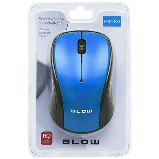 Blow Myš optická bluetooth BLOW MBT-100 modrá