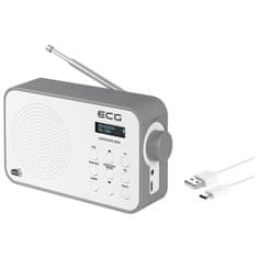 ECG Rádio prenosné ECG RD110 DAB+ White