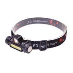 Solight Svietidlo LED čelovka ACCU 3W+3W SOLIGHT WN32