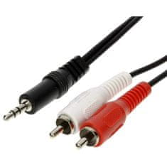 Solex Kábel 2RCA-JACK 3,5st 5m EN38B