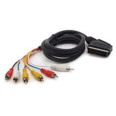 Solex Kábel SCART-6RCA IN-OUT 1,5m EN04