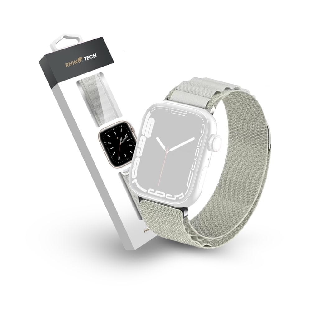 RhinoTech řemínek Ultra Alpine Loop pro Apple Watch 42/44/45/49mm bílá (RTACC396)