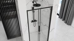 REA Posuvné sprchové dvere Rapid Slide 140cm, čierna, REA-K6404
