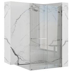 REA Cortis, posuvná sprchová zástena 100x195cm, 6mm číre sklo, chrómový profil, REA-K7210