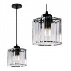 Toolight Stropné svietidlo Crystal APP511-1CP Black