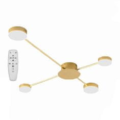 Toolight LED 4-ramenná stropná lampa APP520-4C Gold