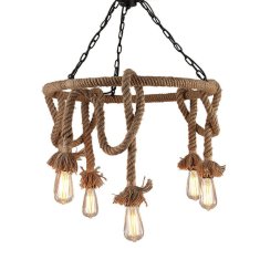 Toolight STROPNÉ SVIETIDLO ZÁVESNÝ LUSTER BOHO STRING 5 E27 APP677-5CP