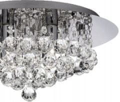 Toolight Krištáľová stropná lampa Plafond Glamour 392179