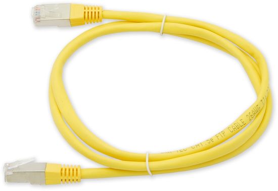 LAN-TEC PC-401 C5E FTP/1M - žlutá - propojovací (patch) kabel