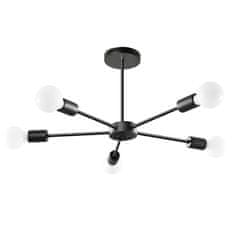 Toolight Lampa Spider 5 APP1024-5CP čierna