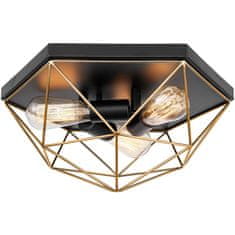 Toolight Stropné svietidlo PLAFON Black Gold APP1094-3C