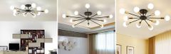 Toolight Lampa Spider 10 APP503-10C čierna