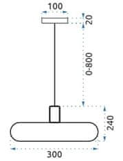 Toolight Lamp APP668-1CP