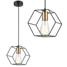 Toolight Lamp Vintage APP1131-1CP Black/gold