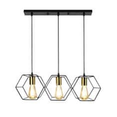 Toolight Lamp Vintage APP1132-3CP Black Gold