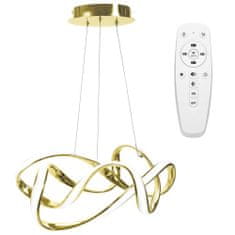 Toolight Moderné stropné svietidlo LED + PILOT EVE APP821-CP Gold