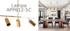 Toolight ELEGANCKA LAMPA SUFITOWA APP210-3CPR KRYSZTAŁ SREBRNA